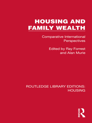 cover image of Housing and Family Wealth